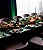 Toalha de Mesa de Linho Verde 4 Lugares Retangular - Imagem 2