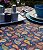 Toalha de Mesa Indiana 4 Lugares Azul Retangular - Imagem 4