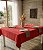 Toalha de Mesa Vermelha Natal Retangular 8 Lugares - Imagem 1