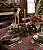 Toalha de Mesa Xadrez Natal Vermelha e Verde 10 Lugares Sob Medida - Imagem 2