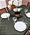 Toalha de Mesa Verde Musgo Retangular 8 Lugares Jacquard - Imagem 2
