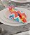 Guardanapos Coloridos Chevron Kit com 8 - Imagem 2