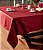 Toalha de Mesa Marsala Quadrada Sob Medida Oxford - Imagem 1