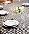 Toalha de Mesa Xadrez Preto e Branco Retangular 8 Lugares - Imagem 1