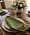 Guardanapos de Tecido Verde Musgo Jacquard Kit com 20 Unidades - Imagem 2