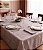 Toalha de Mesa Jacquard Prata Retangular Sob Medida - Imagem 1