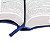 Bíblia Sagrada Harpa Cristã - ARC - Palavras De Jesus Em Vermelho - Letra Grande - Azul - Imagem 3