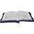Bíblia Sagrada Pequena - ARC - Letra Grande - Capa Luxo Com Zíper - Azul - Imagem 2