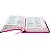 Bíblia Pequena - Letra Grande - NTLH- Bordas Floridas - Pink Folhas - Imagem 3