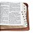 Bíblia Pequena - Revista e Corrigida - Letra Grande com Zíper - Marrom Listras - Imagem 2