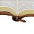 Bíblia Sagrada Letra Grande - com zíper - ARC - Linha Ouro - Caramelo - Imagem 4