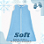Saco de Dormir para Bebê Soft Inverno Azul - Imagem 1
