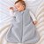 Saco de Dormir Bebê Soft Cinza para Inverno - Imagem 2