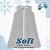 Saco de Dormir Bebê Soft Cinza para Inverno - Imagem 1