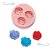 Molde De Silicone: Mini Rosas - 1,7 x 1,5 cm - Imagem 1