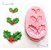 Molde De Silicone: Folhas de Natal - Imagem 1