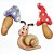 Molde De Silicone: Cogumelos e Caracol - Imagem 7