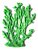 Molde De Silicone: Alga Marinha - 6,8 x 4,5 cm - Imagem 3