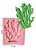 Molde De Silicone: Alga Marinha - 6,8 x 4,5 cm - Imagem 2