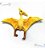 Molde De Silicone: Dinossauro Pterodátilo - 5,5 x 7,5 cm - Imagem 4