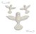 Molde De Silicone: Pombas Brancas - Imagem 3