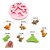 Kit: Molde De Silicone Dinossauros - 5 peças - Imagem 2
