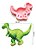 Kit: Molde De Silicone Dinossauros - 5 peças - Imagem 5