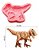 Kit: Molde De Silicone Dinossauros - 5 peças - Imagem 6
