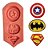 Molde De Silicone: Super Heróis - Imagem 1
