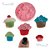 Molde De Silicone: Cupcakes Diversos - Imagem 3