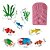 Molde De Silicone: Fundo do Mar - Peixes e Algas - Imagem 2