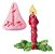 Molde De Silicone: Vela de Natal - 7,0 x 5,5 cm - Imagem 1