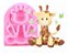 Molde De Silicone: Girafa - 9,3 x 7,1 cm - Imagem 1