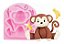 Molde De Silicone: Macaco - 5,0 x 7,0 cm - Imagem 1