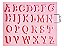 Molde De Silicone: Letras Maiúsculas com Serifa - Imagem 2