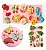 Kit: Molde De Silicone Folhas e Flores - 3 peças - Imagem 1