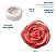 Molde De Silicone: Flor Rosa 3D - 4,0 cm - Imagem 2