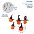 Molde De Silicone: 5 Abóboras de Halloween - 2,0 x 2,5 cm - Imagem 3