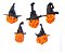 Molde De Silicone: 5 Abóboras de Halloween - 2,0 x 2,5 cm - Imagem 5