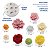 Molde De Silicone: 9 Flores Diversas - Imagem 2