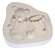 Molde De Silicone: Meias Natalinas - 6,5 x 6,5 cm - Imagem 4