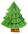 Molde De Silicone: Pinheiro de Natal - 4,2 x 4,0 cm - Imagem 3