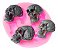 Molde De Silicone: Caveiras - 2,6 x 2,0 cm - Imagem 1
