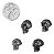 Molde De Silicone: Caveiras - 2,6 x 2,0 cm - Imagem 4