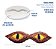 Molde De Silicone: Olhos de Fantasma - 8,0 cm - Imagem 2