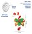 Molde De Silicone: Doce Natalino - 4,0 x 2,5 cm - Imagem 2