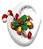 Molde De Silicone: Doce Natalino - 4,0 x 2,5 cm - Imagem 1