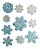 Molde De Silicone: Flocos de Neve - Imagem 3