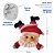 Molde De Silicone: Papai Noel Deitado - 3,5 x 3,0 cm - Imagem 2