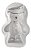 Molde De Silicone: Boneco de Neve - 8,0 x 4,5 cm - Imagem 3